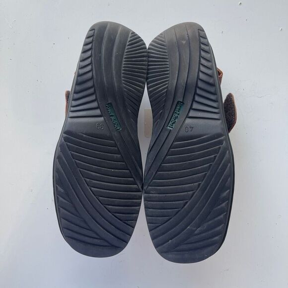 Josef Seibel Women's Square Toe Hook and Loop Slingback Sandals Brown Size 39 - Picture 5 of 5